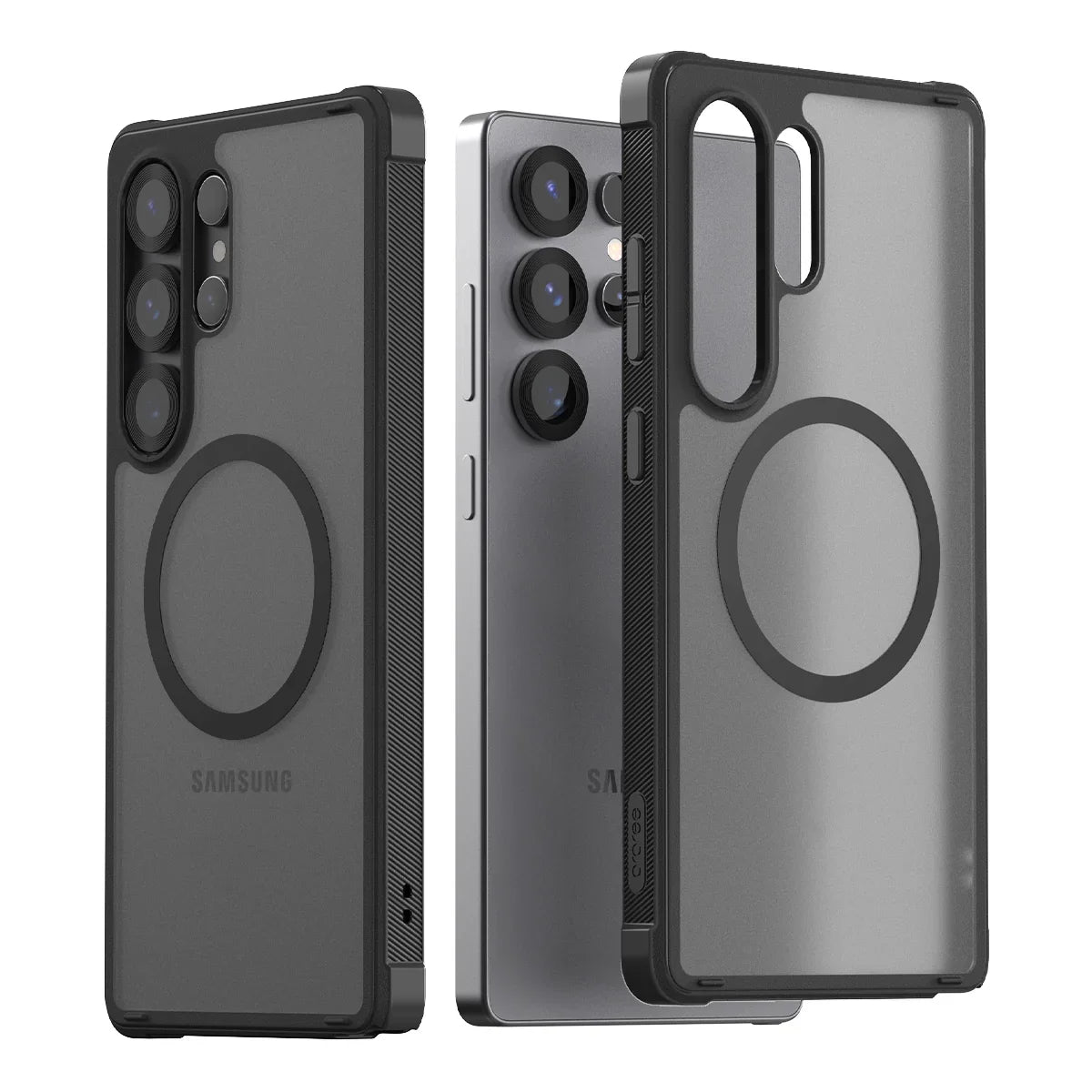 Araree Samsung S25 Ultra Duple Armor Magsafe Case - Black - Tashqila Araree Samsung S25 Ultra Duple Armor Magsafe Case - Black - Tashqila